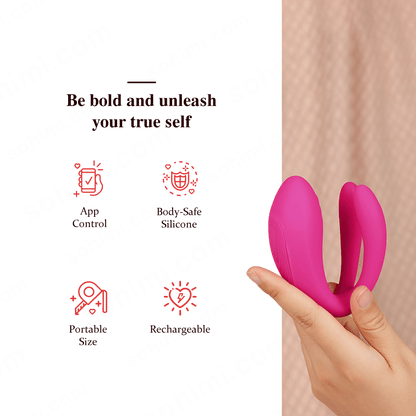 App-Controlled Wearable Couple Vibrator