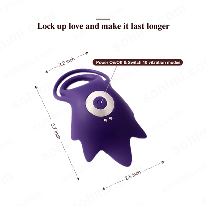 Vibrating Cock Ring with 10 Modes