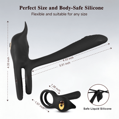 Multi-Function Vibrating Penis Ring