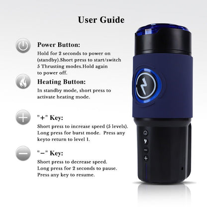 Heated Automatic Thrusting Male Masturbator
