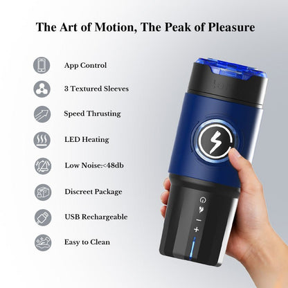 Heated Automatic Thrusting Male Masturbator