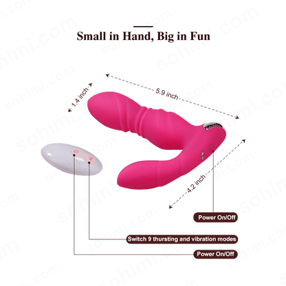 Wearable Thrusting Butt Plug Vibrator