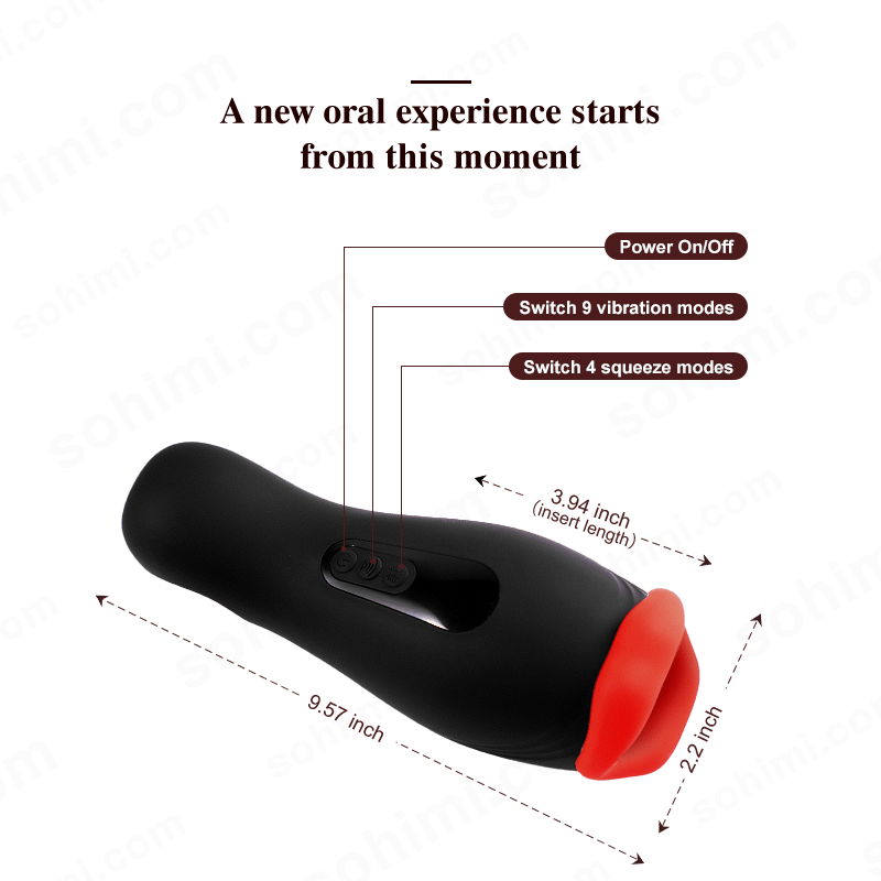 App-Controlled Squeeze Male Masturbator