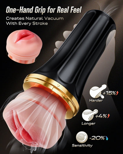Two-Channel Pocket Pussy Stroker