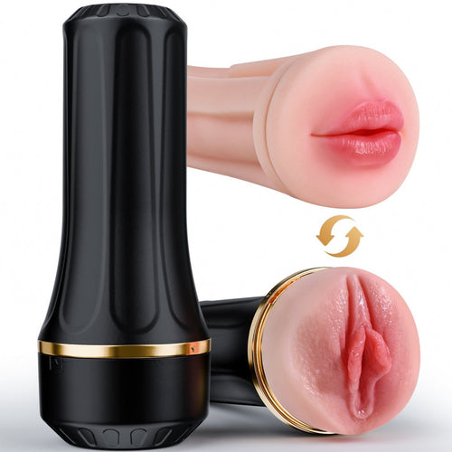 Two-Channel Pocket Pussy Stroker