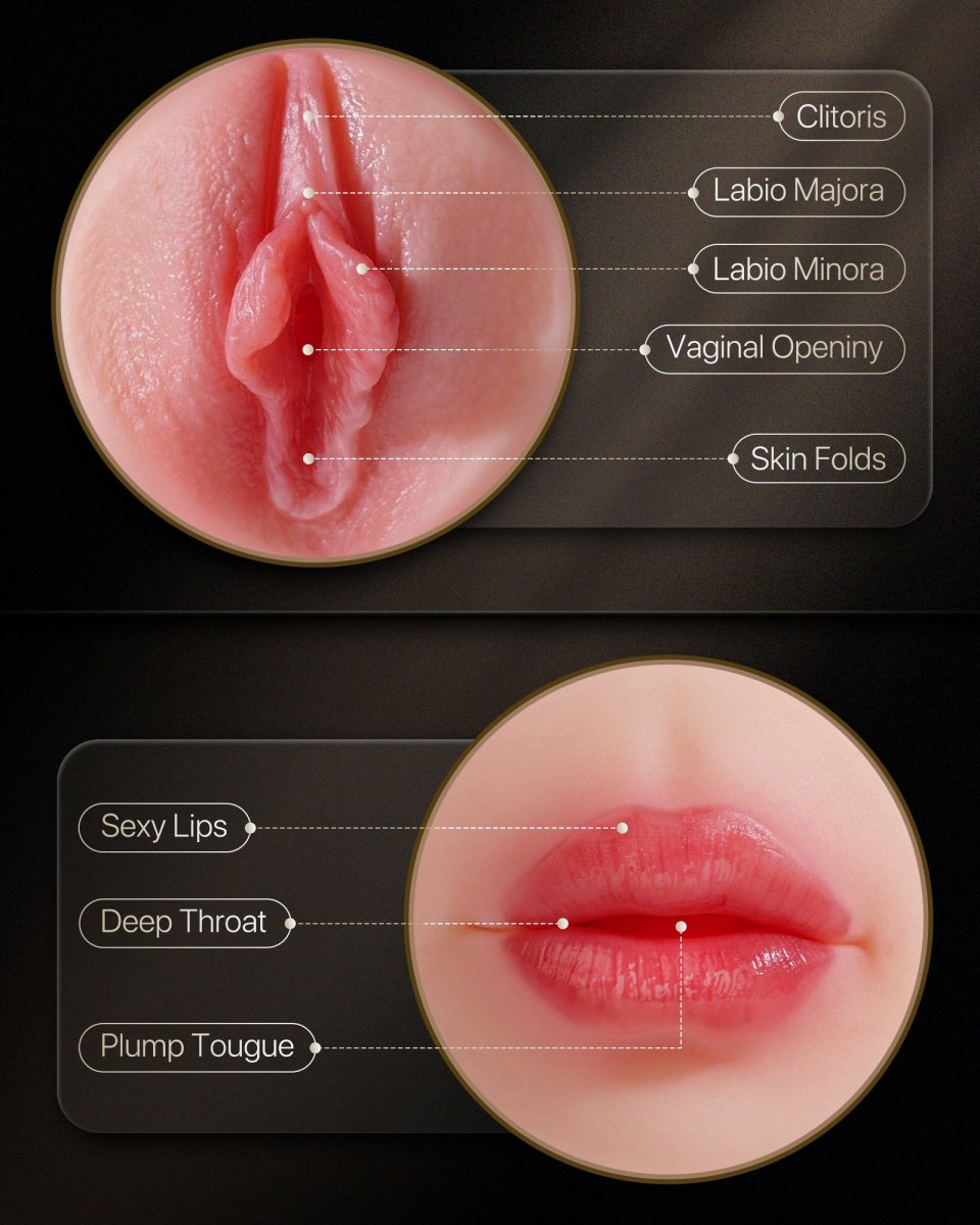 Two-Channel Pocket Pussy Stroker