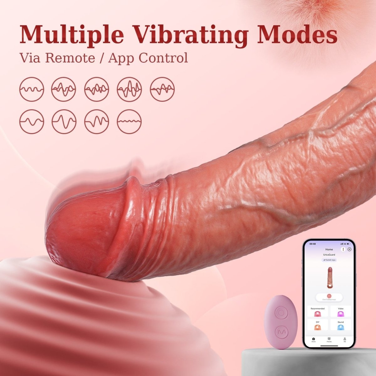 App-Controlled Vibrating Cock Ring