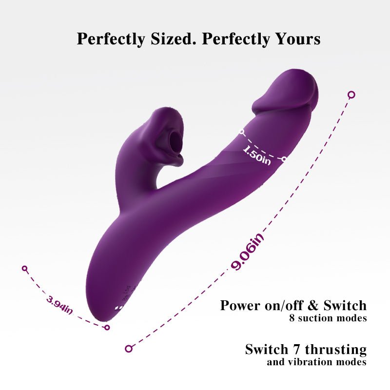 Sucking & Thrusting G-Spot Vibrator