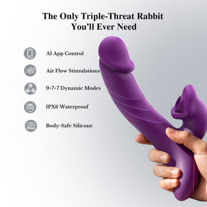 Sucking & Thrusting G-Spot Vibrator