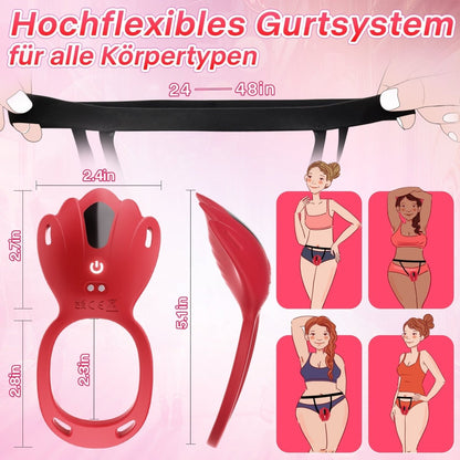 VANI App-Controlled Clitoral Stimulator with Penis Ring