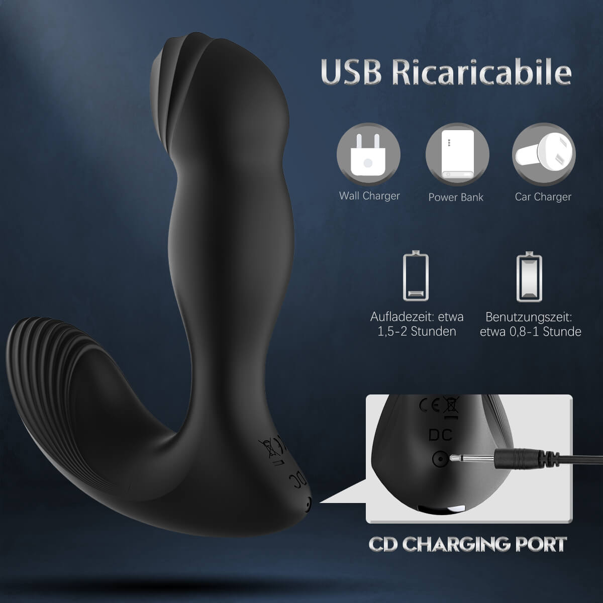 Vibrating and Rotating Anal Vibrator