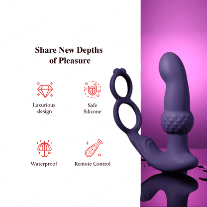 Remote-Control Wiggling Anal Vibrator